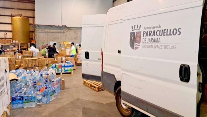 paracuellos solidadrio por los afectados por la DANA