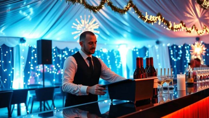 instalación barras de bar nochevieja