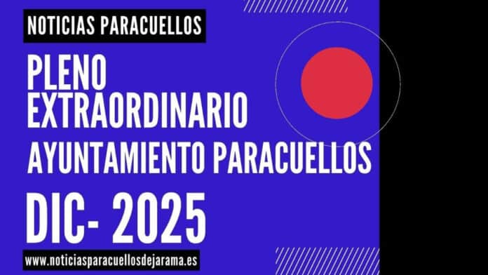 pleno extraordinario paracuellos diciembre