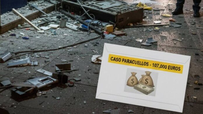 Paracuellos Cae la banda que robó 107.000 euros en un cajero en 2023