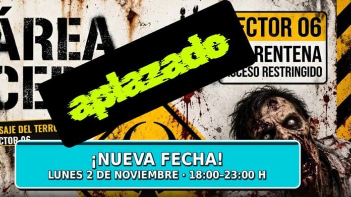 aplazado pase del terror y fiesta halloween paracuellos 2026
